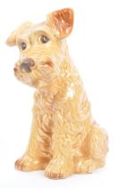 SYLVAC - LARGE MID CENTURY CERAMIC SYLVAC TERRIER DOG