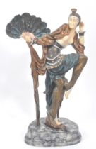 20TH CENTURY DECO STYLE RESIN DANCING FIGURINE