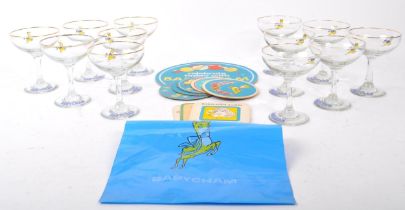 BABYCHAM - COLLECTION OF BRANDED DRINKING GLASSES
