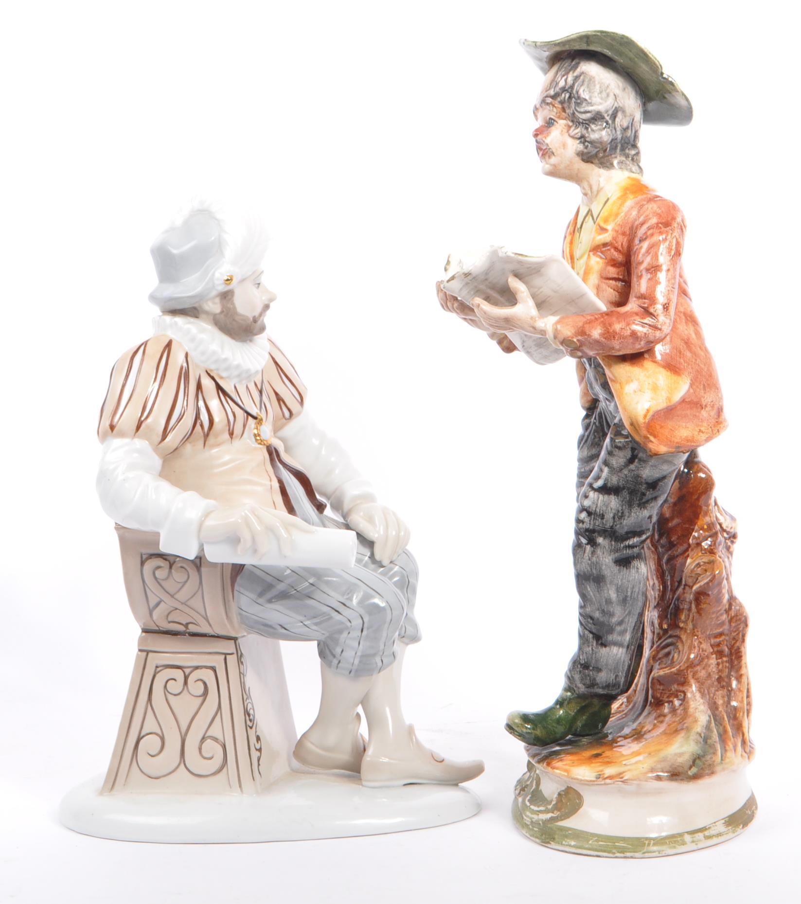 20TH CENTURY CAPODIMONTE PREACHING & D'ART SPAIN FIGURINES - Image 2 of 7