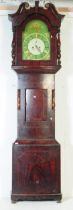 VICTORIAN MAHOGANY LONGCASE GRANDFATHER CLOCK