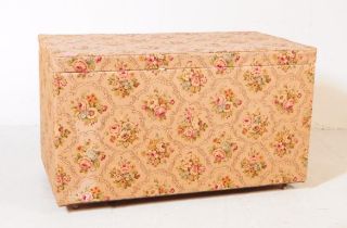 LARGE EARLY 20TH CENTURY CHINTZ BLANKET BOX