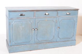 20TH CENTURY COUNTRY PAINTED PINE SIDEBOARD