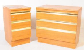 SCHREIBER - TWO MID CENTURY CHESTS OF DRAWERS