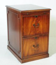 GEORGE III REVIVAL MAHOGANY FILING CABINET