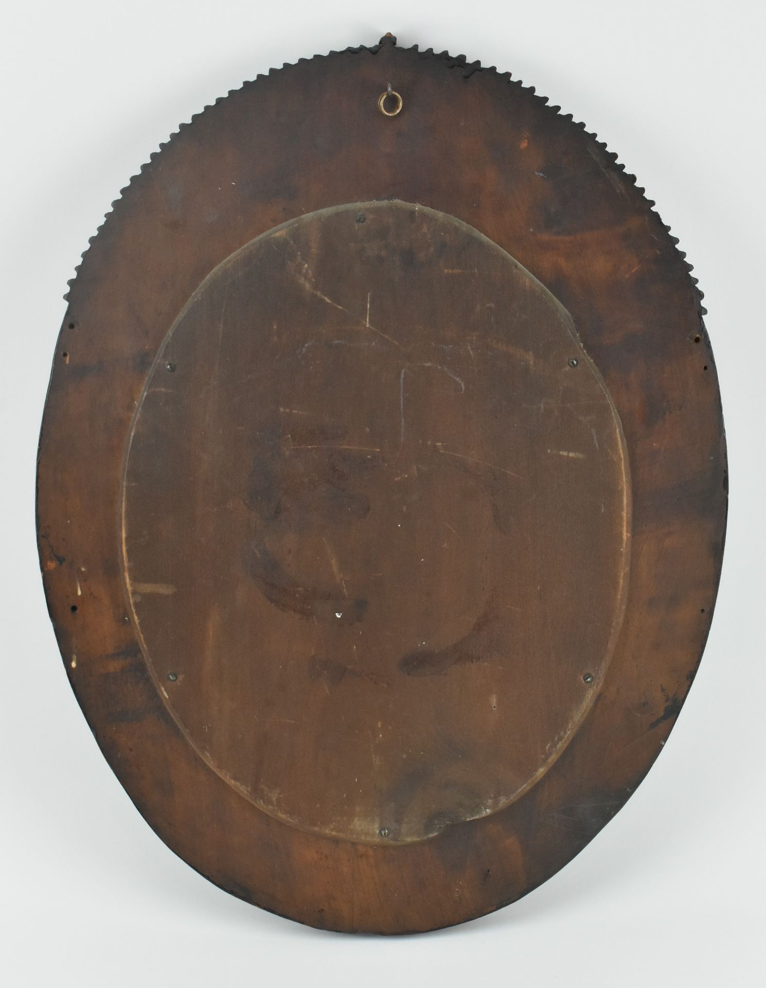 CHINESE WOODEN CARVED WALL MIRROR 民国 木框镜子 - Image 6 of 6