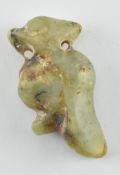 HONGSHAN CULTURE NEOLITHIC JADE FIGURE OF A BIRD