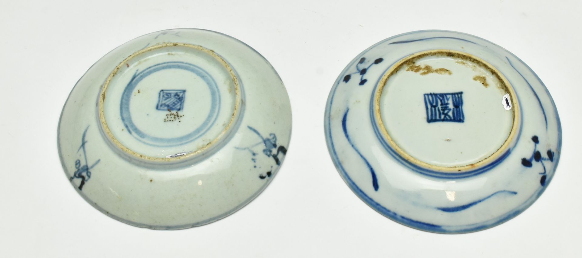 GROUP OF SIX BLUE AND WHITE EXPORT PLATES, QING DYNASTY - Image 3 of 7