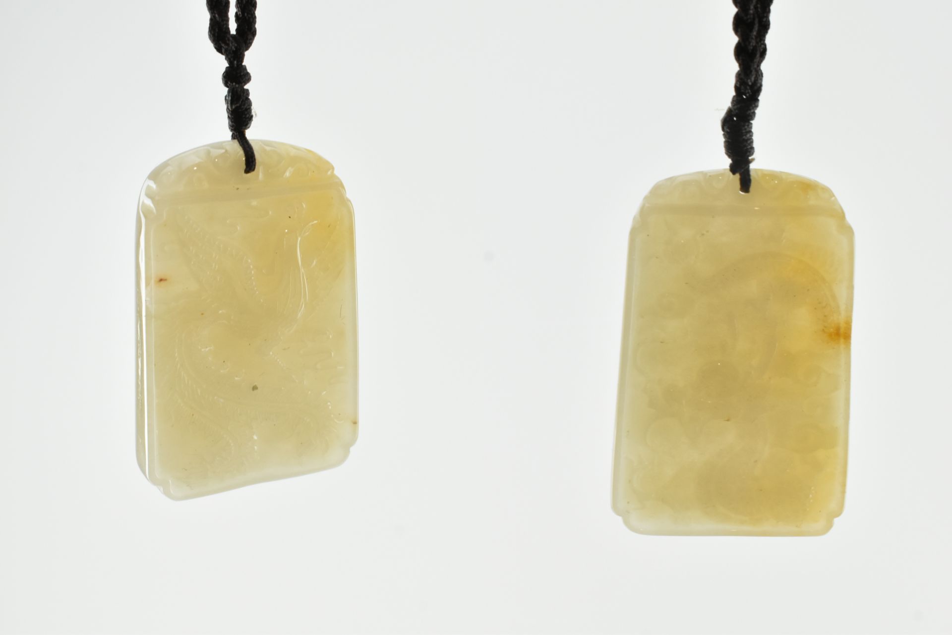 HUANGLONG JADE DRAGON AND PHOENIX PENDANTS 龙凤玉佩 - Image 3 of 6