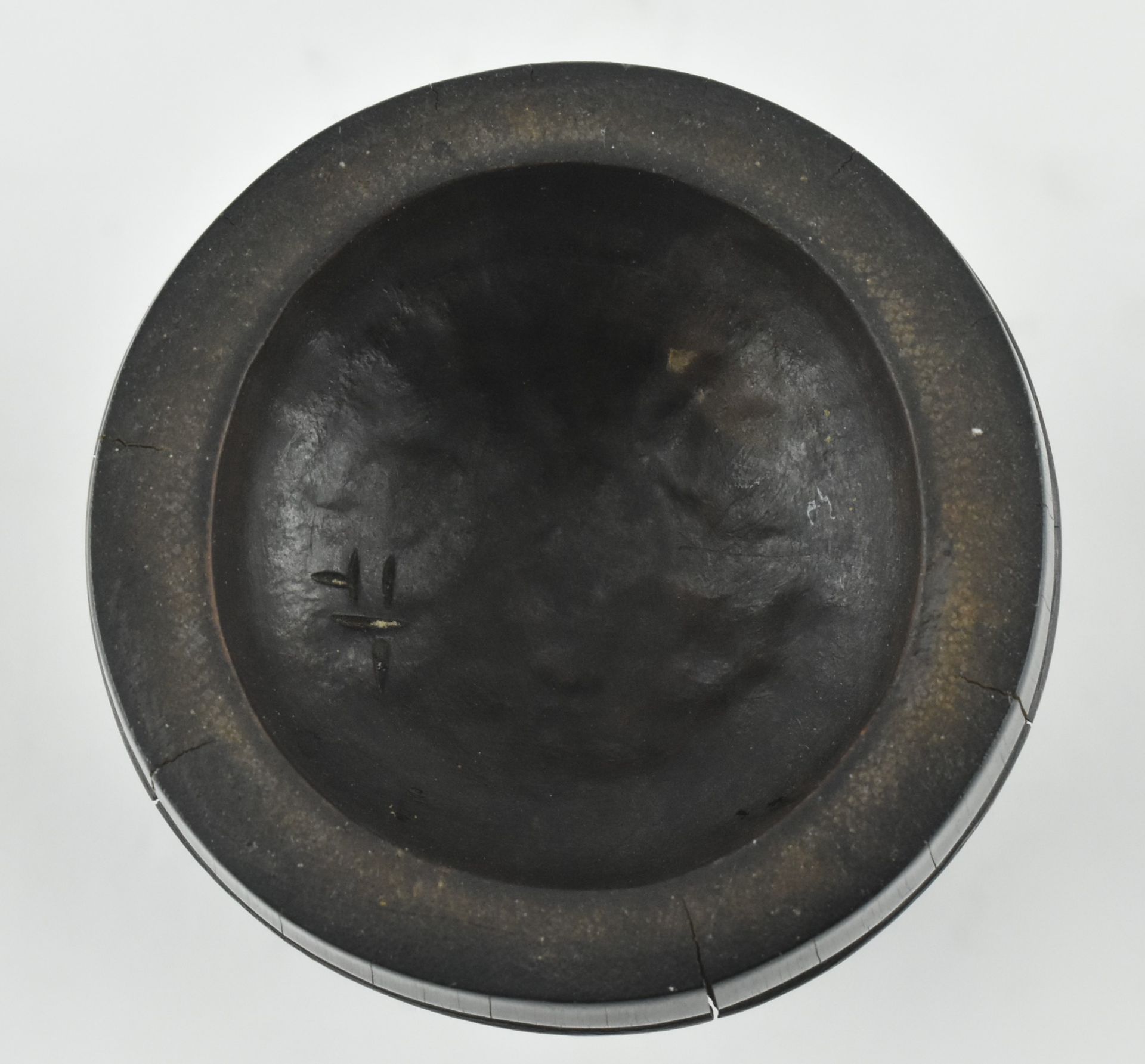 REPUBLIC PERIOD BAMBOO BRUSH POT/INCENSE POT 民国竹笔筒香筒 - Bild 5 aus 6