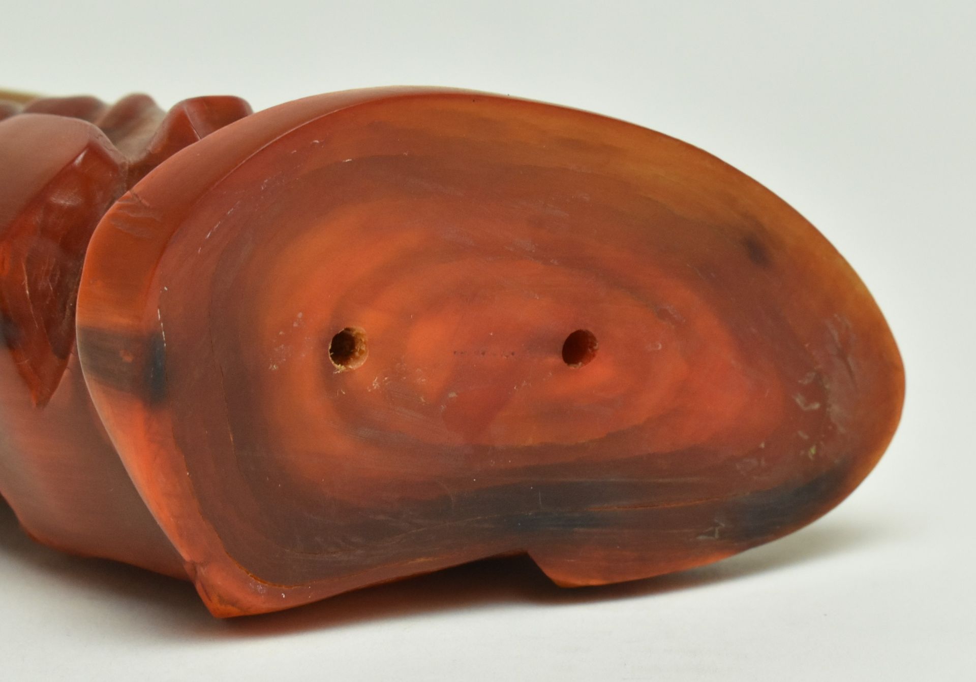 HAND CARVED BUFFALO HORN FIGURINE 牛角人物雕刻 - Bild 6 aus 7