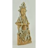 HUTIAN KILN GUANYIN BUDDHA OF MERCY STATUE