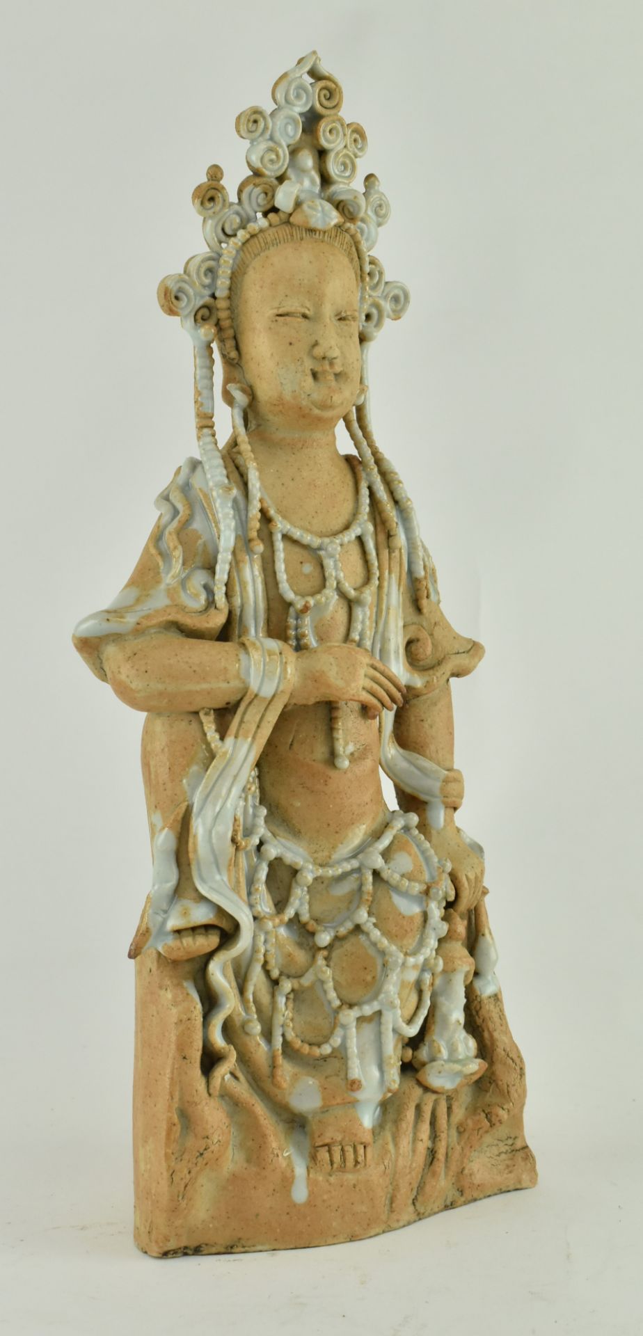 HUTIAN KILN GUANYIN BUDDHA OF MERCY STATUE