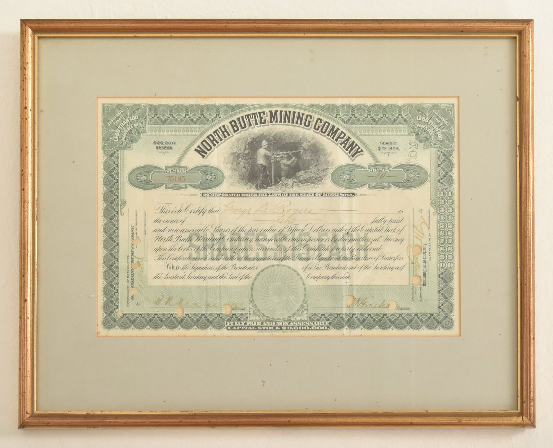 1911 IMPERIAL CHINESE £20 RAILWAY BOND & ANOTHER 清 盛宣怀铁道债券 - Image 3 of 6