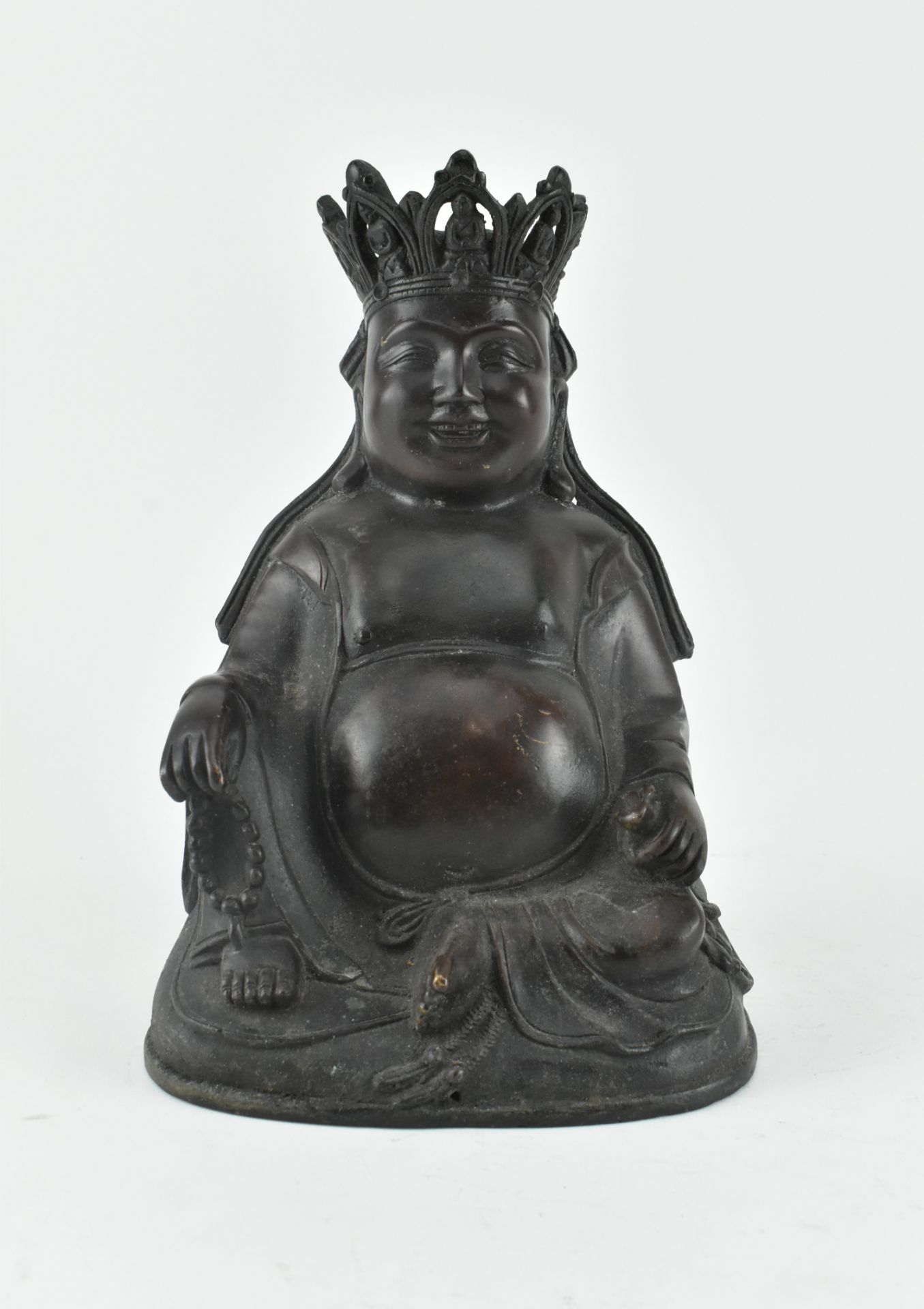 BRONZE FIGURINE OF BUDAI MILEFO BUDDHA