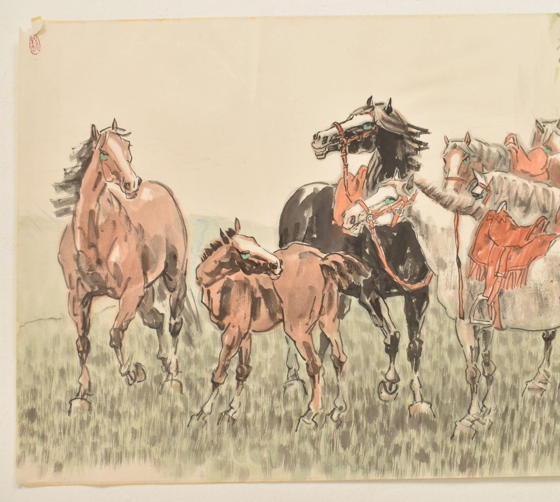 ZHANG LEYI 张乐毅 - EIGHT HORSES 柳荫八骏 - Image 3 of 6