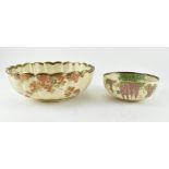 TWO JAPANESE SATSUMA BOWLS 日本萨摩碗两只