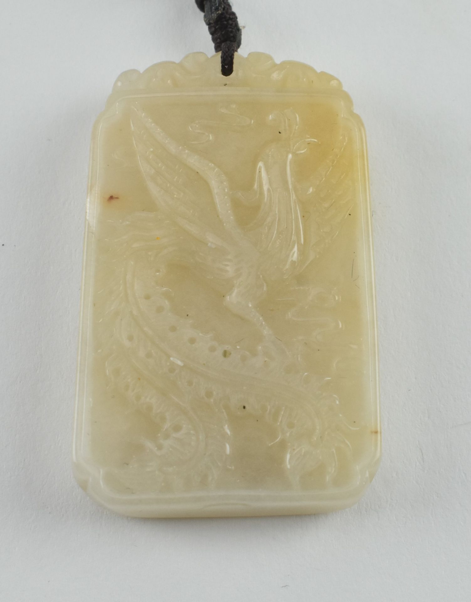 HUANGLONG JADE DRAGON AND PHOENIX PENDANTS 龙凤玉佩 - Image 4 of 6