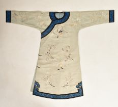 CHINESE HAND EMBROIDERED CHEONGSAM DRESS 锦雀凤凰绣花旗袍