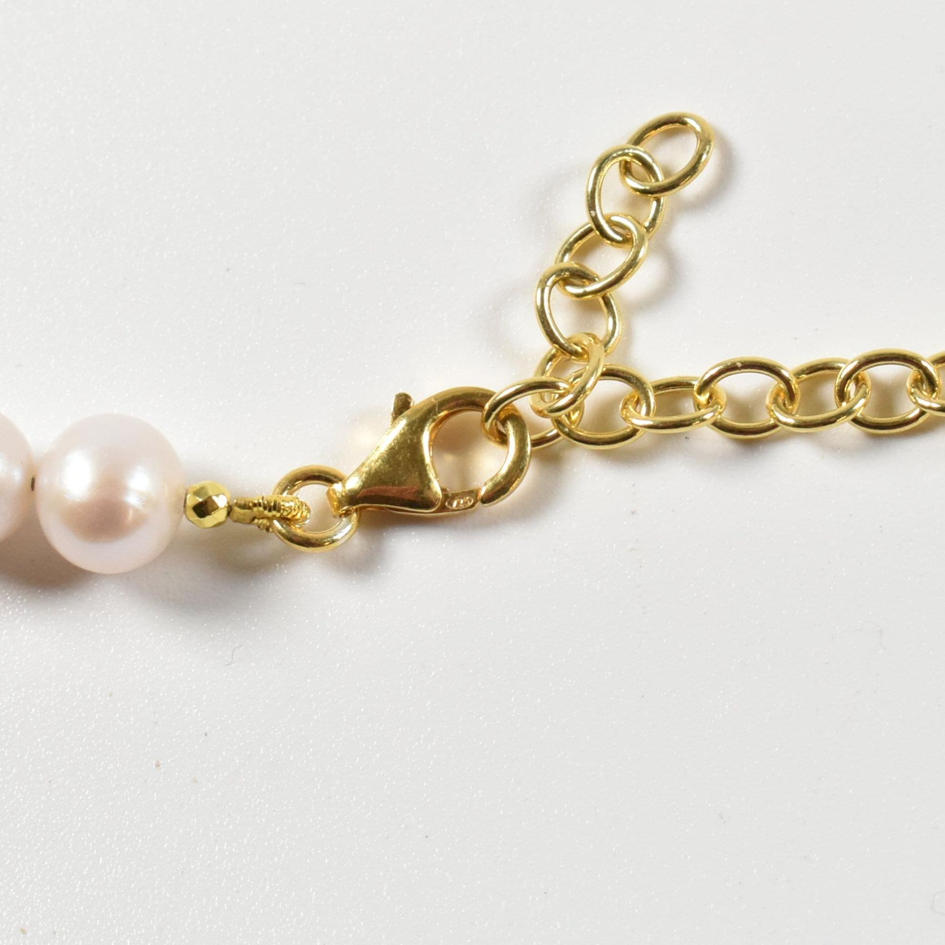 FRESHWATER PEARL & RUBY DROP PENDANT NECKLACE - Image 3 of 7