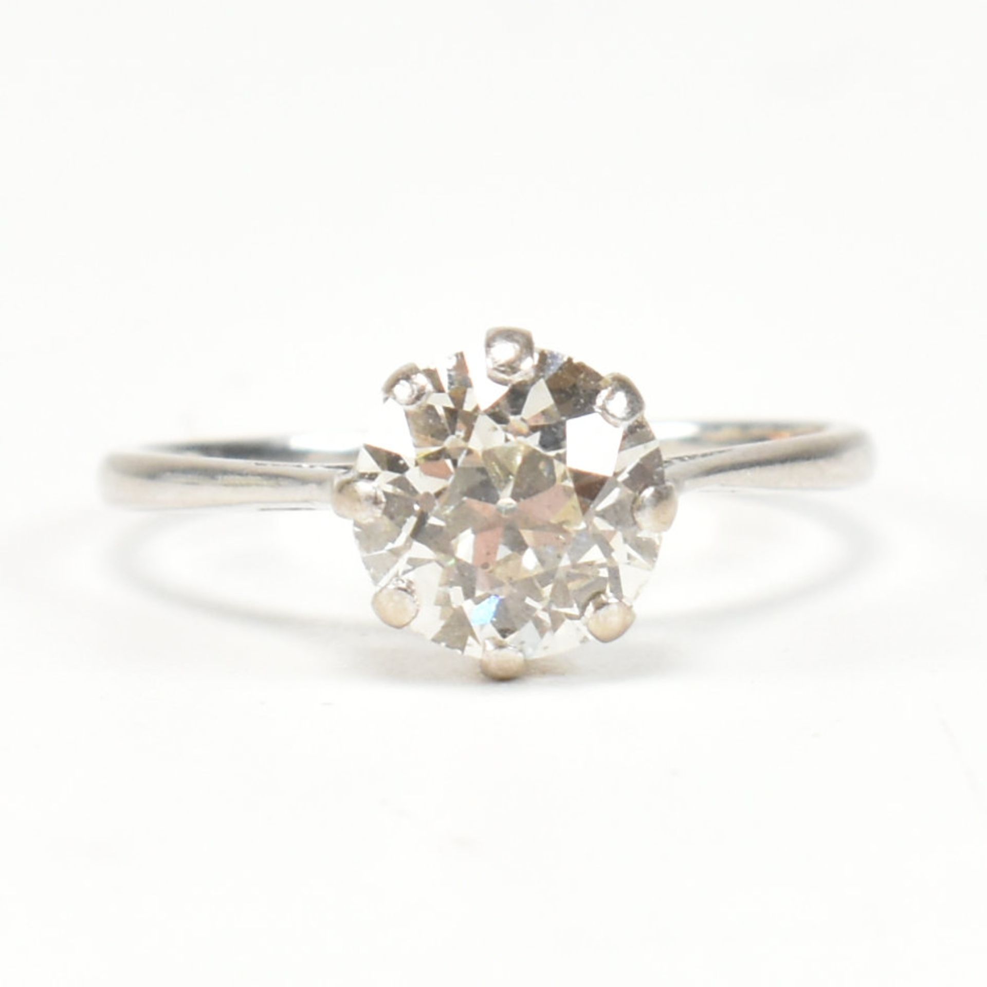 1930S 1.7CT DIAMOND SOLITAIRE RING - Image 2 of 9