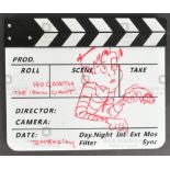 THE IRON GIANT - CLAPPERBOARD SIGNED & SKETCHED BY BAZLEY