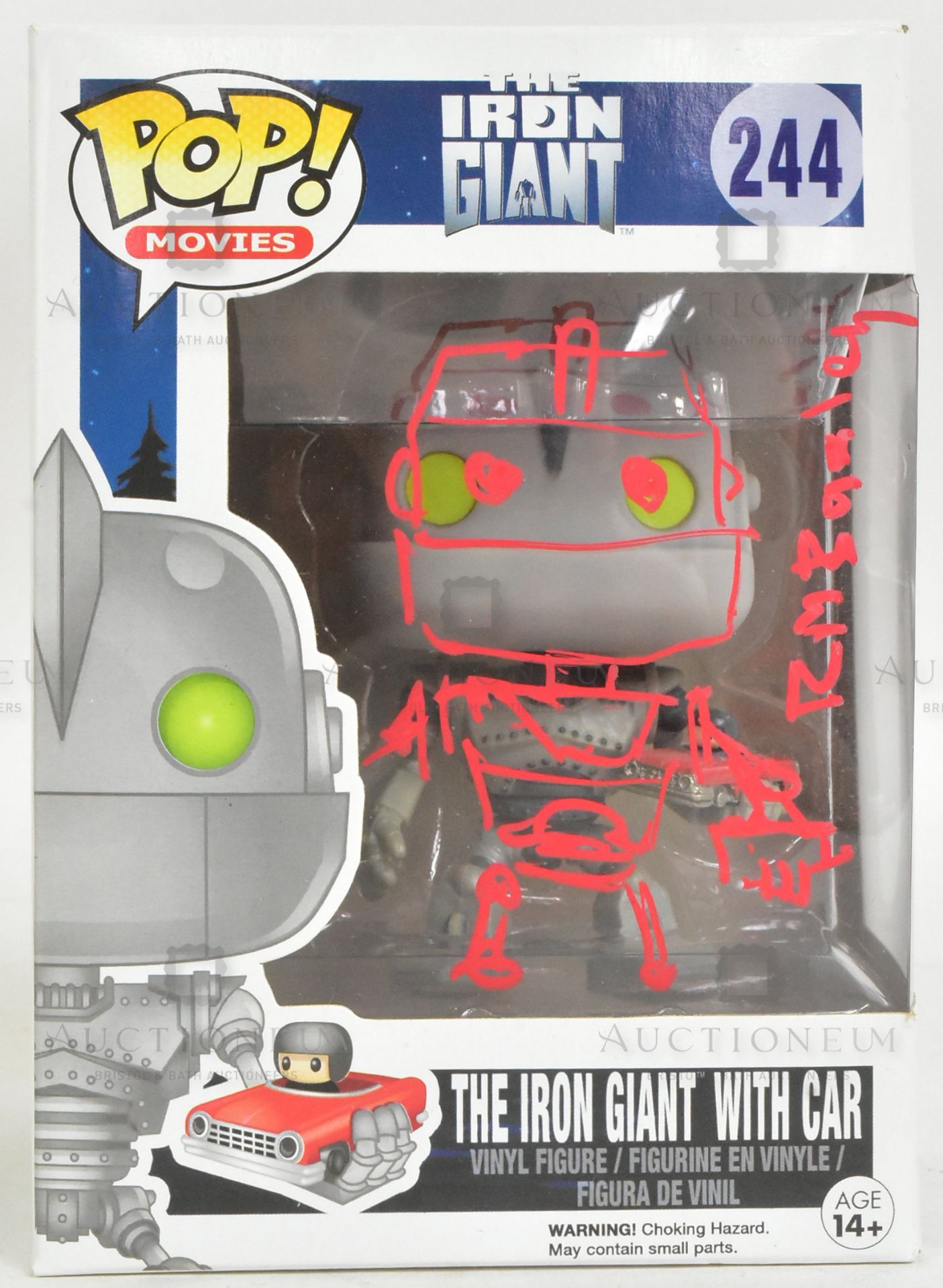 THE IRON GIANT - SIGNED FUNKO POP VINYL FIGURE