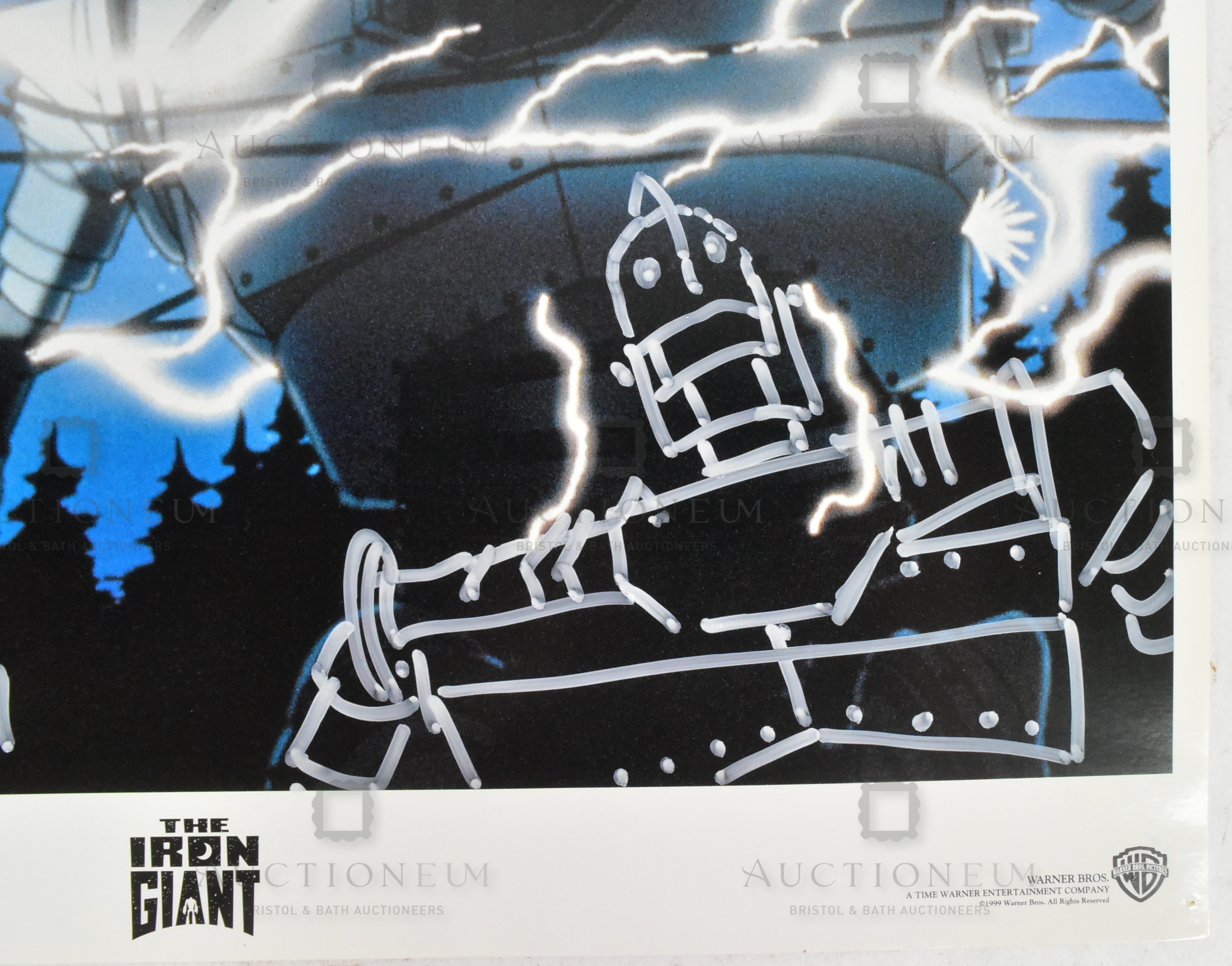 THE IRON GIANT - ORIGINAL SIGNED LOBBY CARD - Image 2 of 3