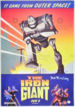 THE IRON GIANT - RICHARD BAZLEY - SIGNED POSTER