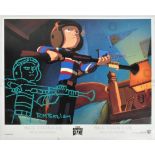 THE IRON GIANT - ORIGINAL SIGNED LOBBY CARD