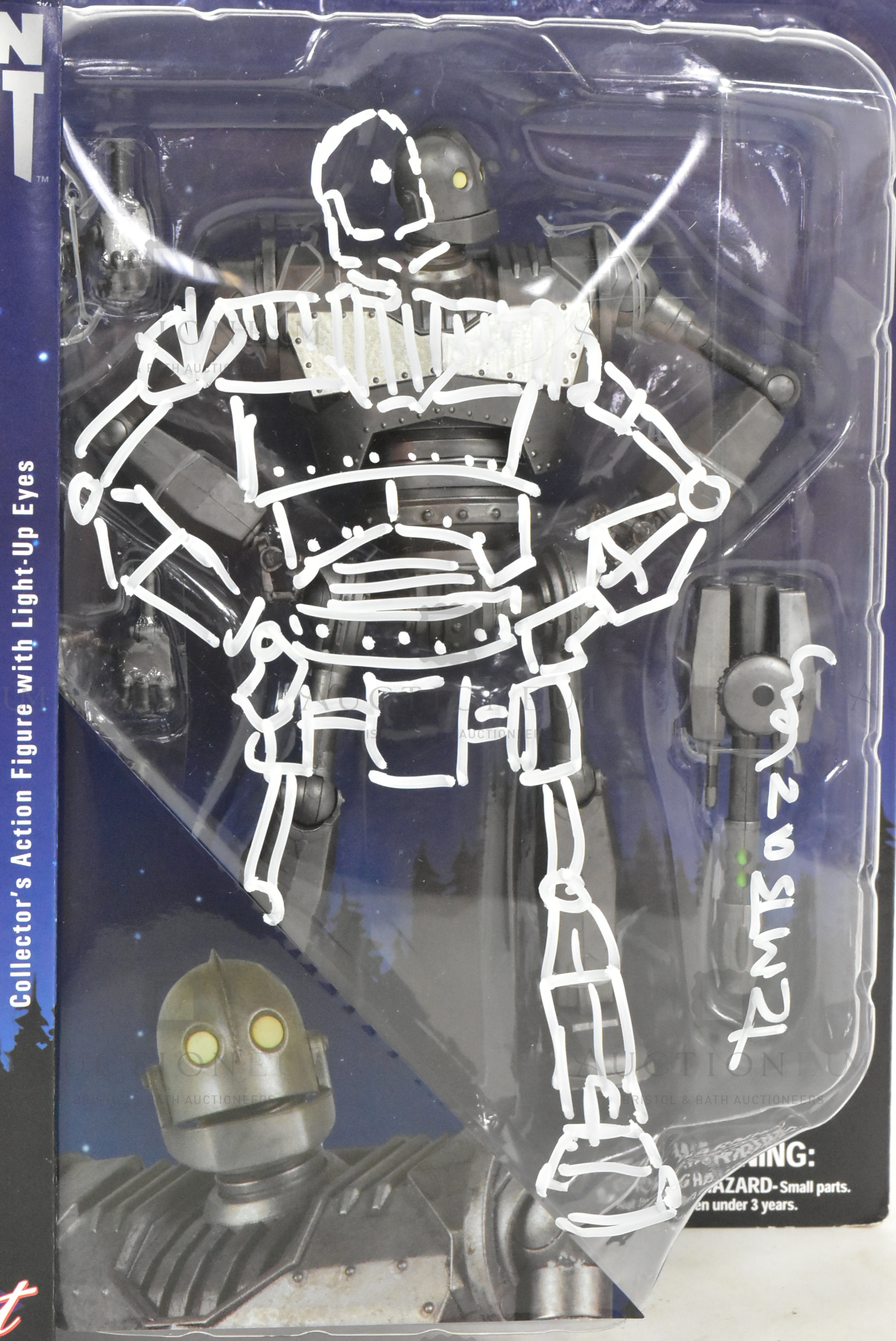 THE IRON GIANT - DIAMOND SELECT - SIGNED ACTION FIGURE - Bild 2 aus 5