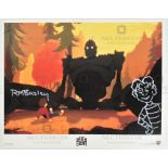 THE IRON GIANT - ORIGINAL SIGNED LOBBY CARD