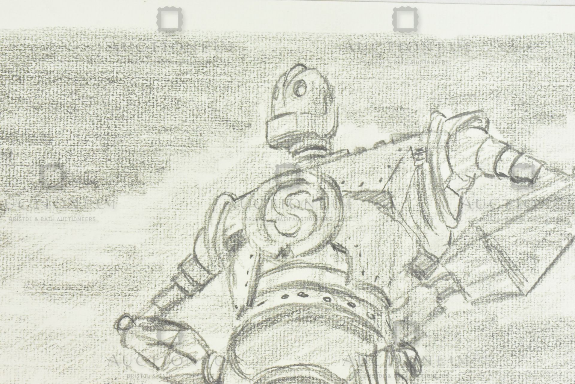 THE IRON GIANT - ORIGINAL DRAWING BY LEAD ANIMATOR - Image 2 of 4