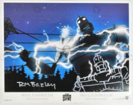 THE IRON GIANT - ORIGINAL SIGNED LOBBY CARD