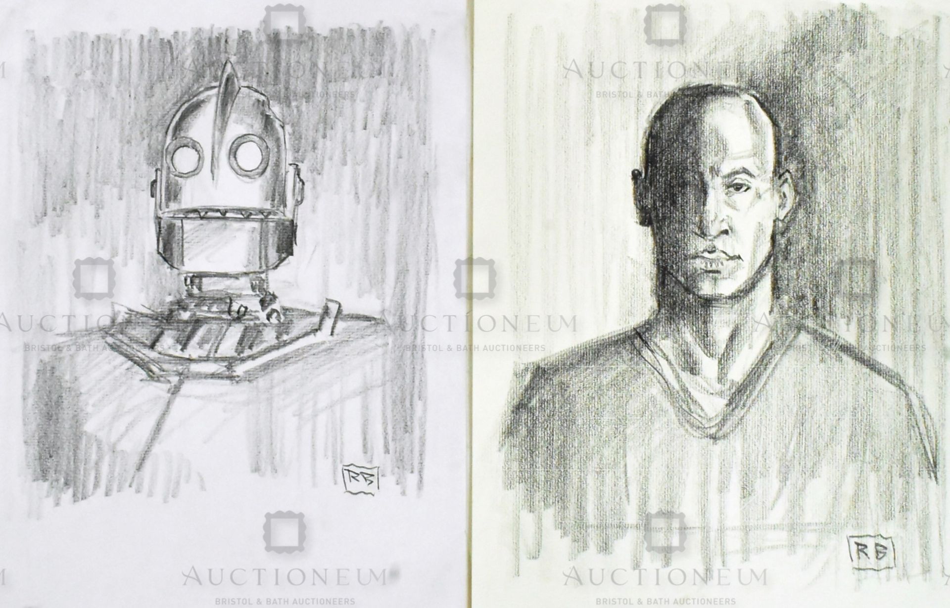 THE IRON GIANT - DRAWINGS BY RICHARD BAZLEY
