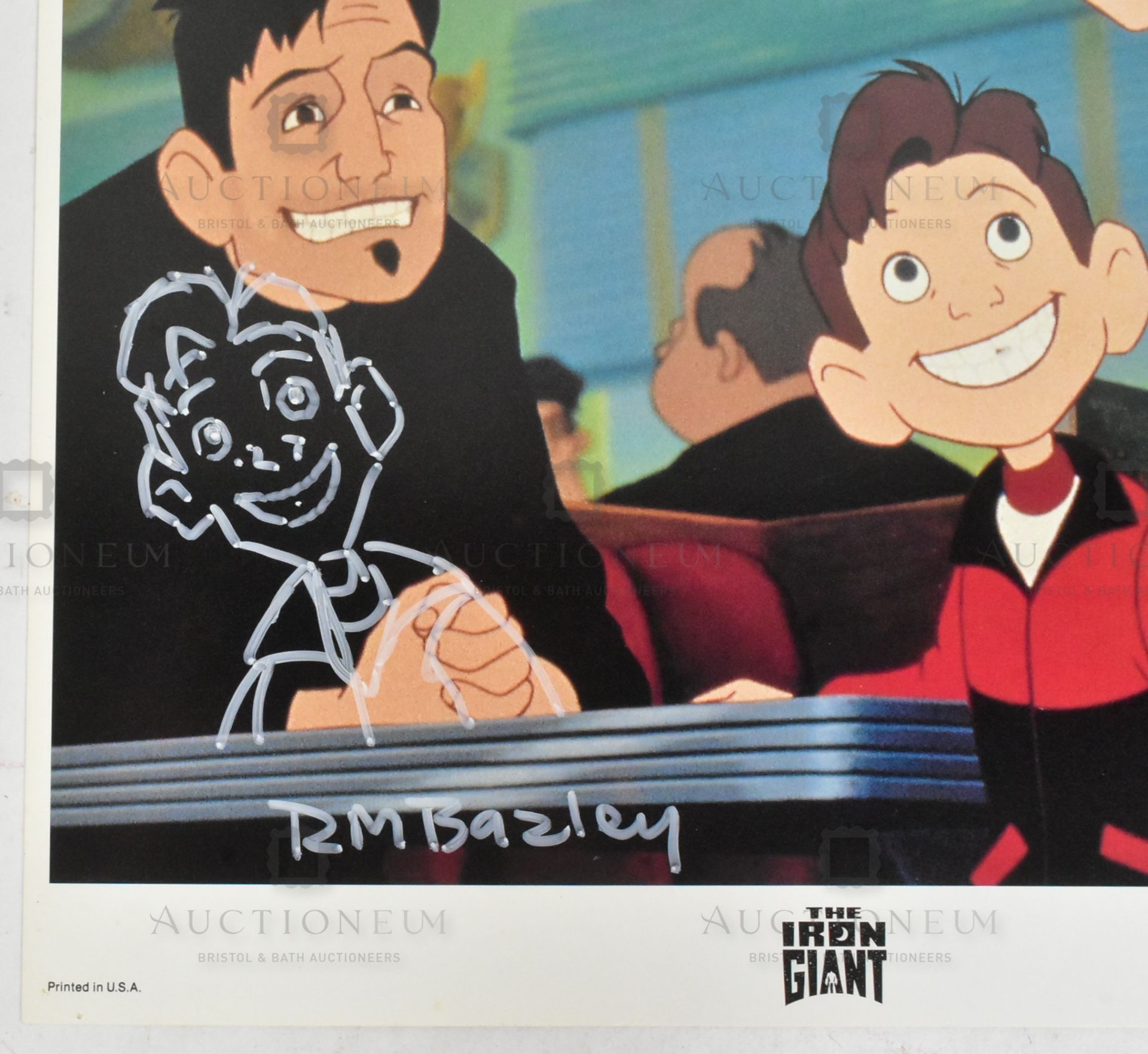 THE IRON GIANT - ORIGINAL SIGNED LOBBY CARD - Image 2 of 2