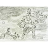 THE IRON GIANT - ORIGINAL DRAWING BY LEAD ANIMATOR