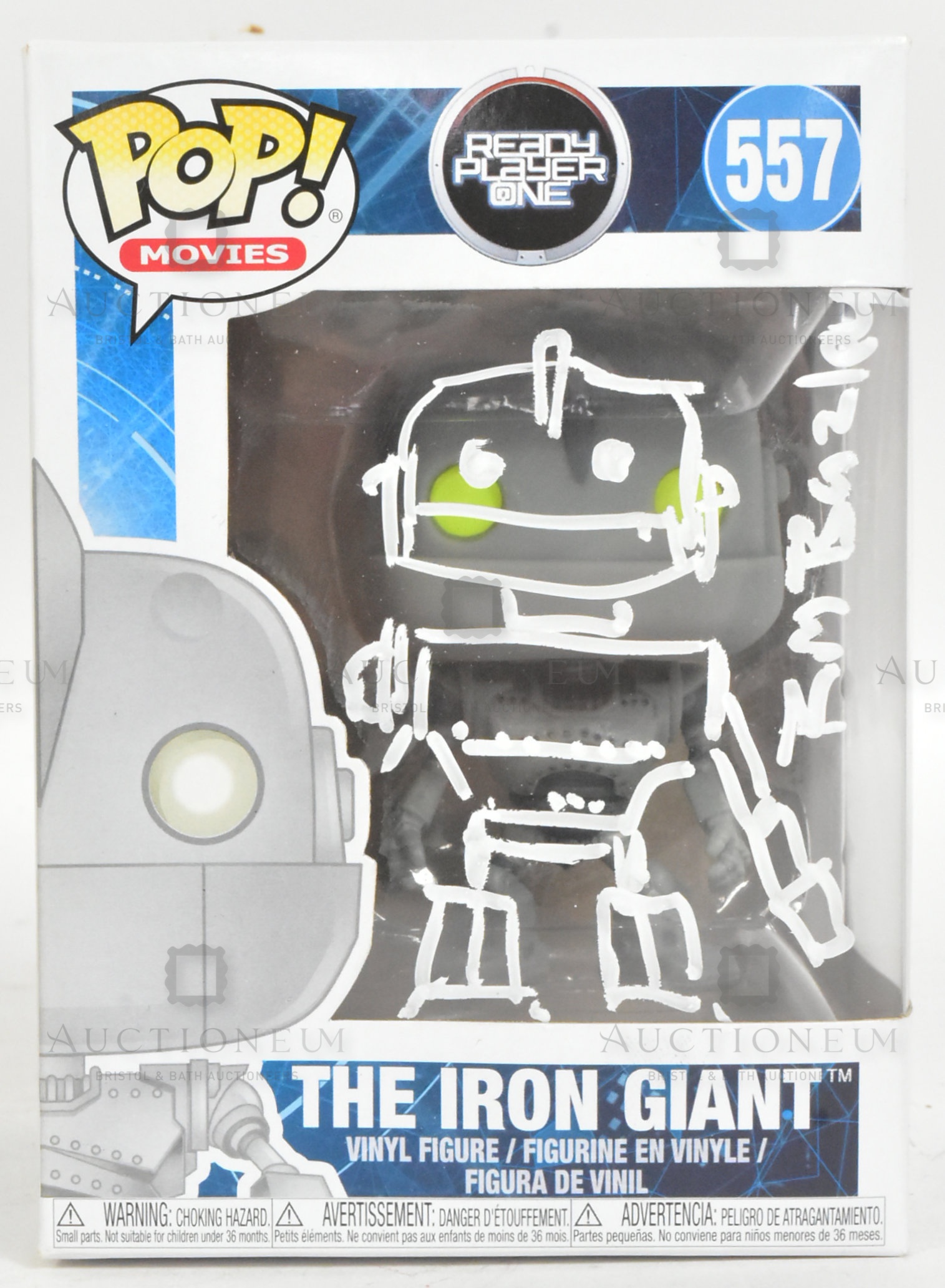 THE IRON GIANT - SIGNED FUNKO POP VINYL FIGURE