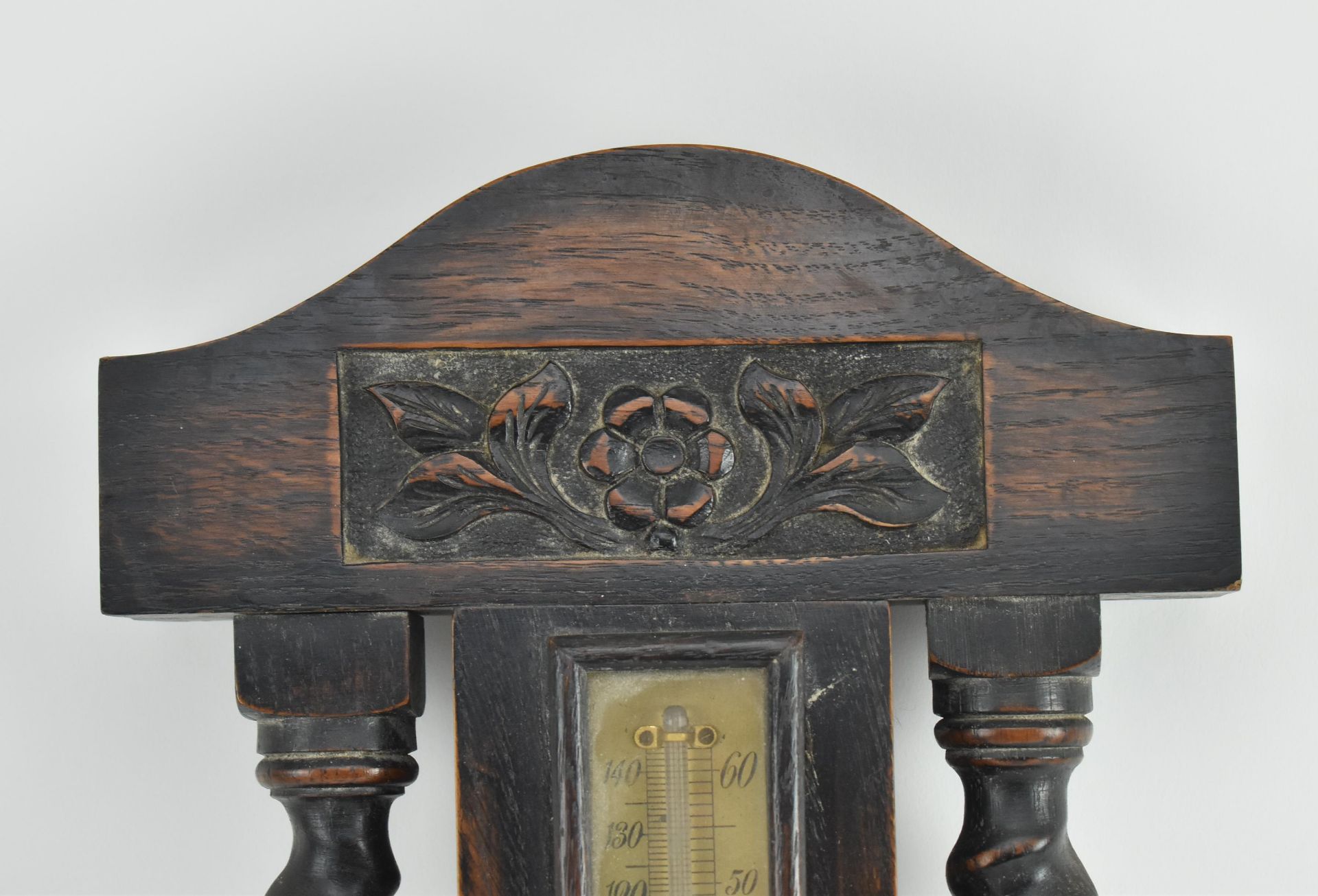 SHORT & MASON VICTORIAN MAHOGANY CASED WALL BAROMETER - Image 2 of 5