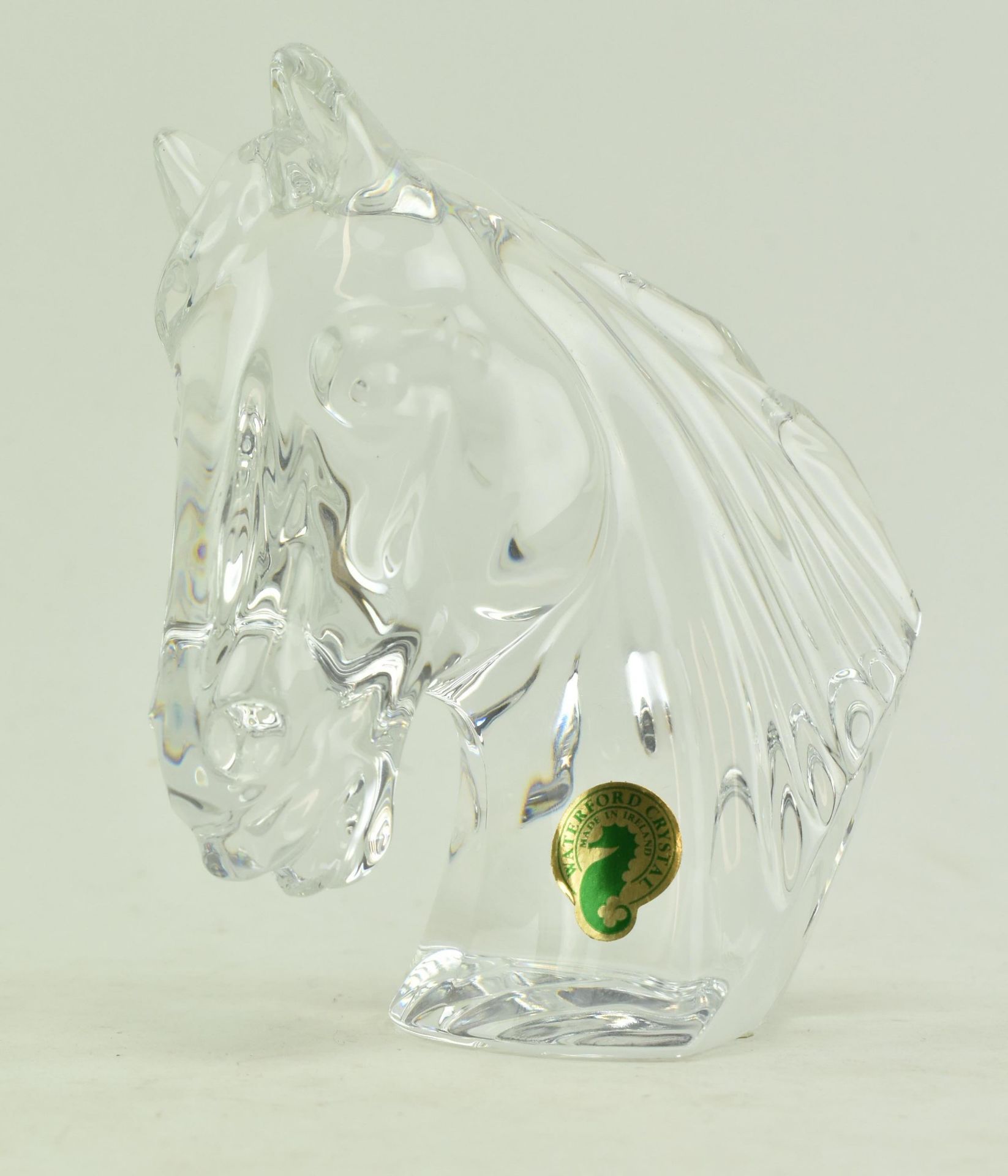 WATERFORD CRYSTAL GLASS HORSE, BESWICK WALLQUEEN & 1 OTHER - Image 5 of 7