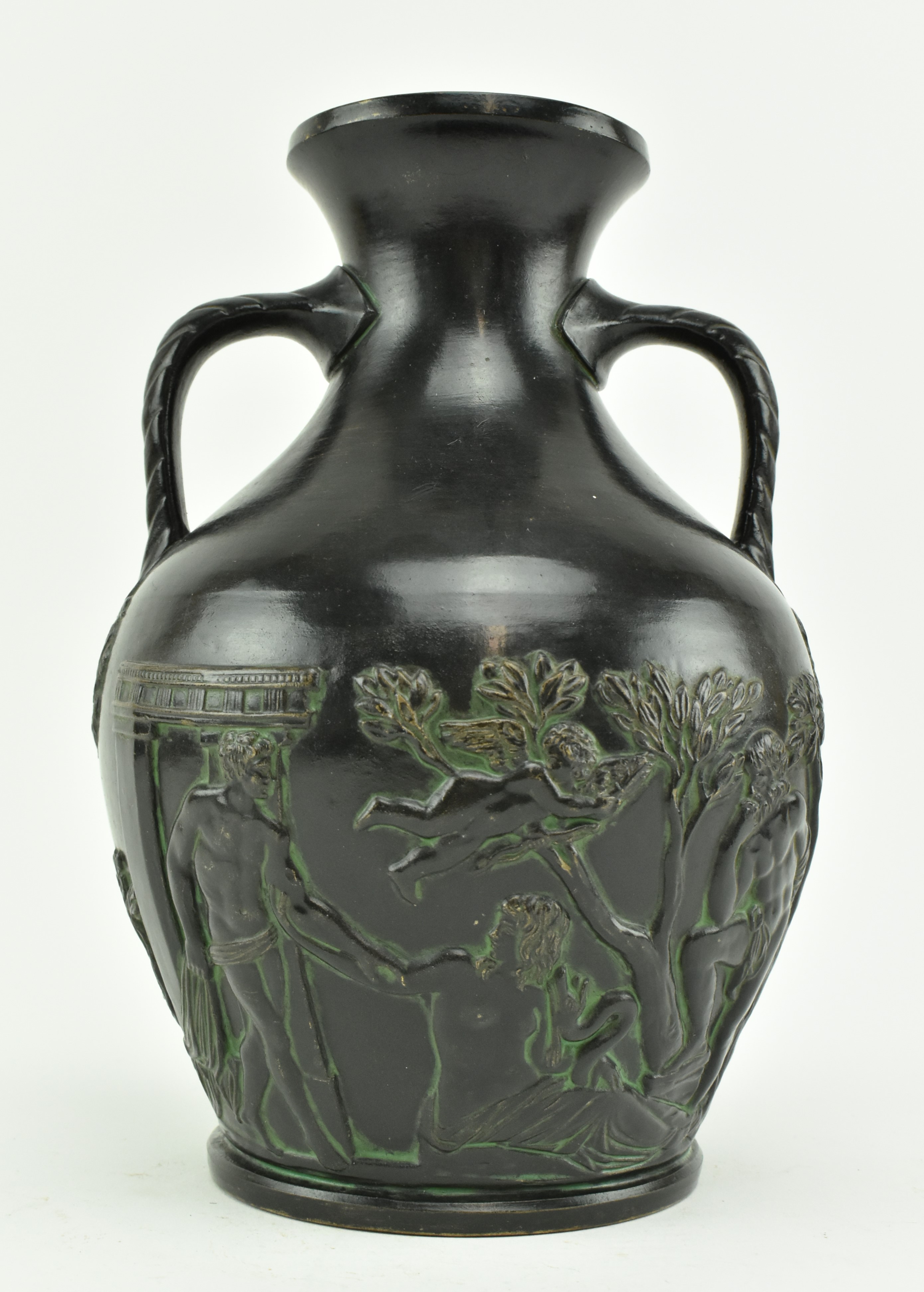 VICTORIAN FACSIMILE COPY OF THE PORTLAND VASE - Image 4 of 6