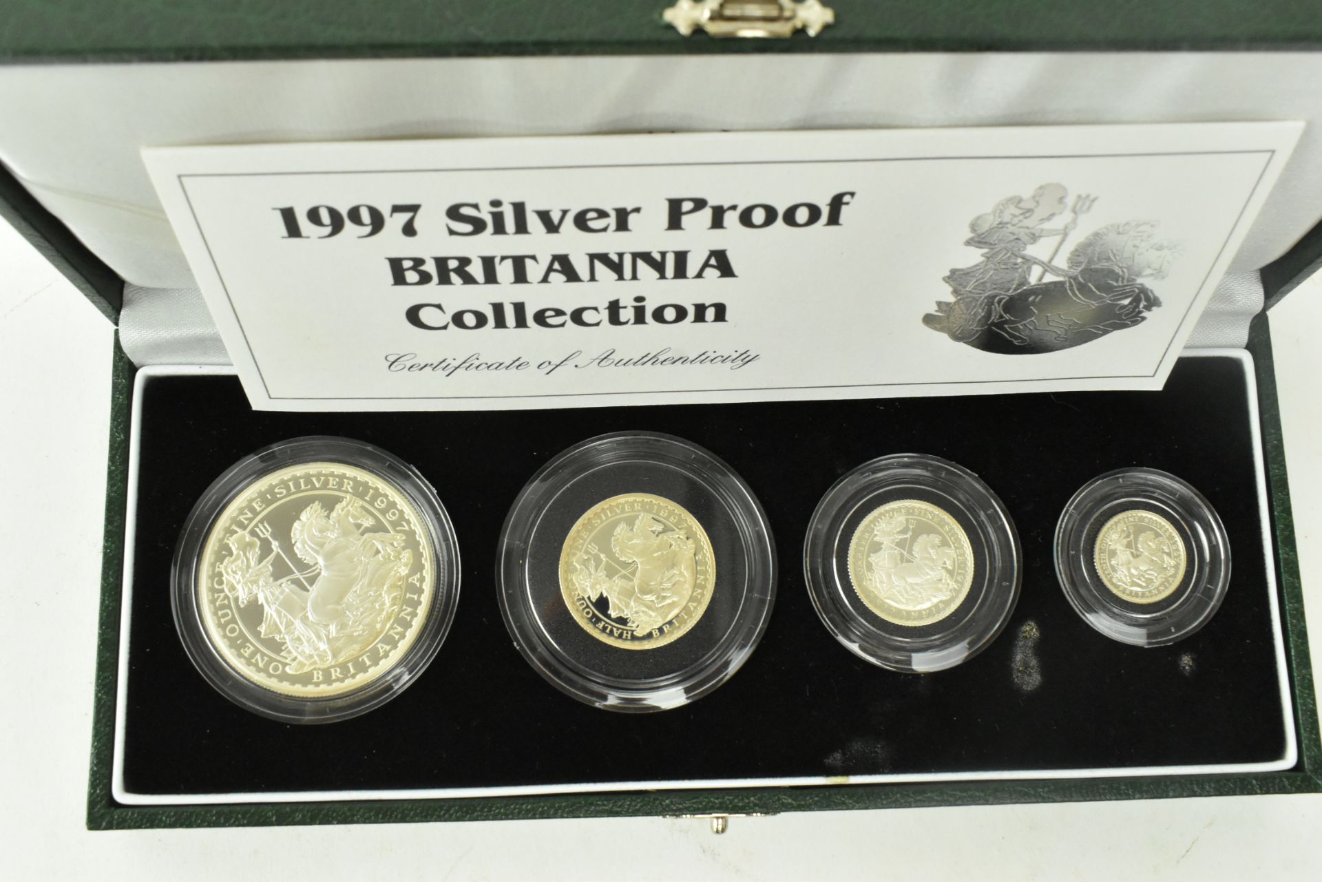 TWO SILVER PROOF BRITANNIA COIN COLLECTIONS, 1997 & 2001 - Image 2 of 3