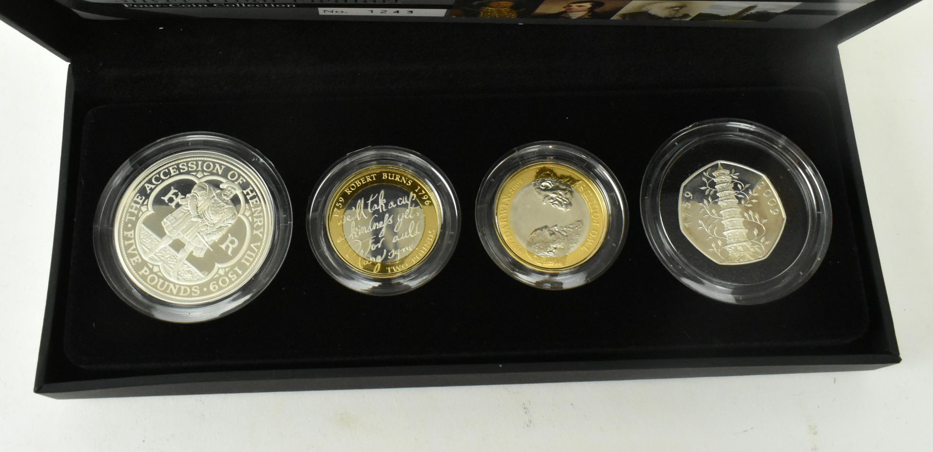 ROYAL MINT 2009 SILVER PROOF PIEDFORT FOUR COIN COLLECTION - Bild 2 aus 4