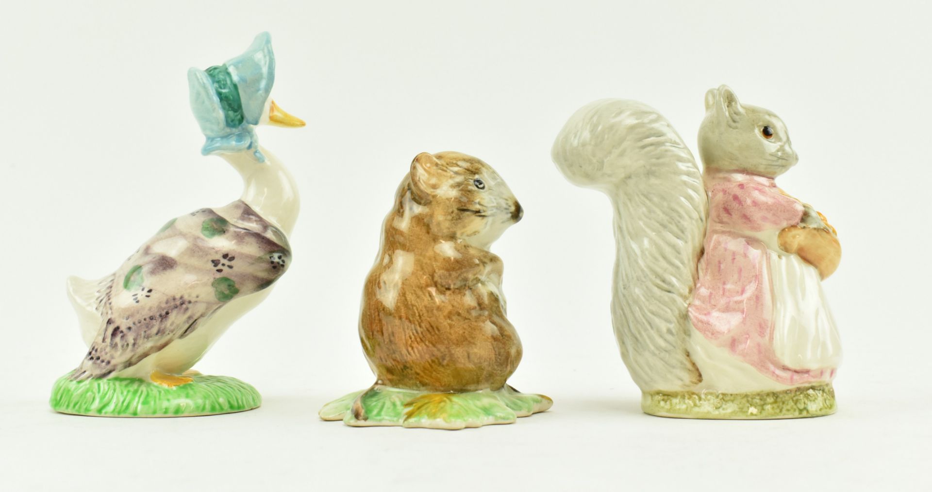 SIX BESWICK BEATRIX POTTER FINE BONE CHINA FIGURINES - Bild 12 aus 14