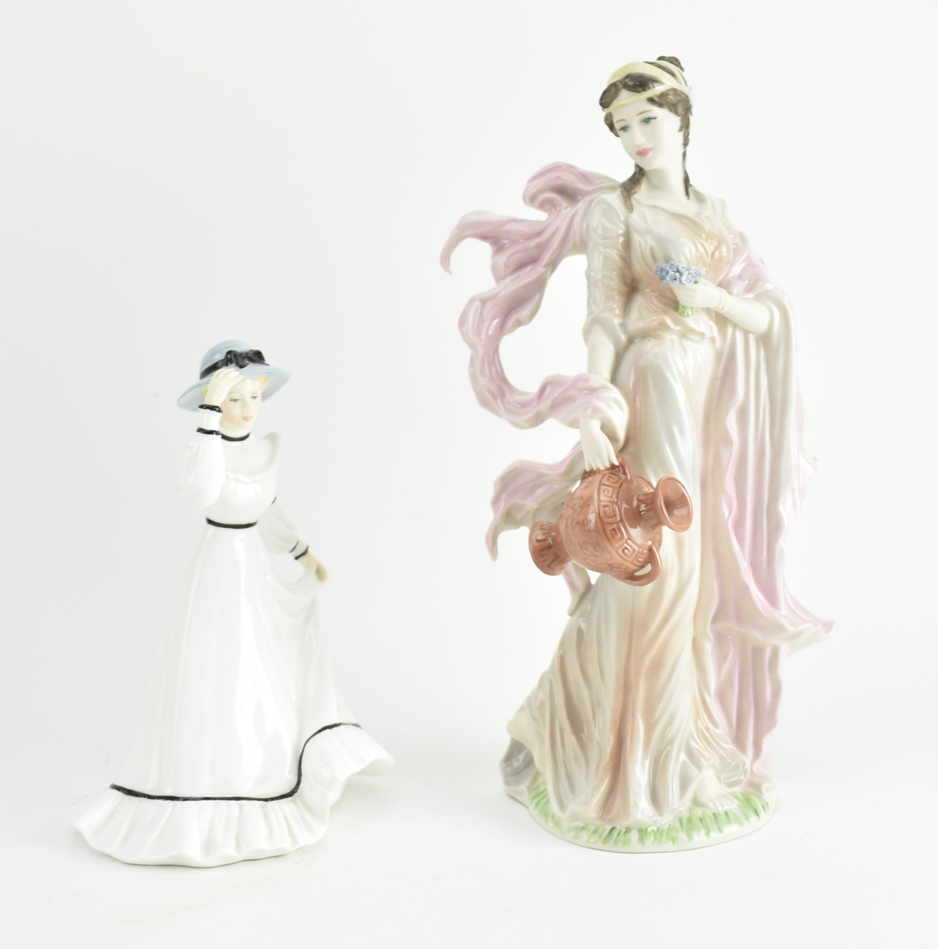 7 PORCELAIN FIGURINES BY CAPODIMONTE/WEDGWOOD/FRANCESCA - Image 12 of 15