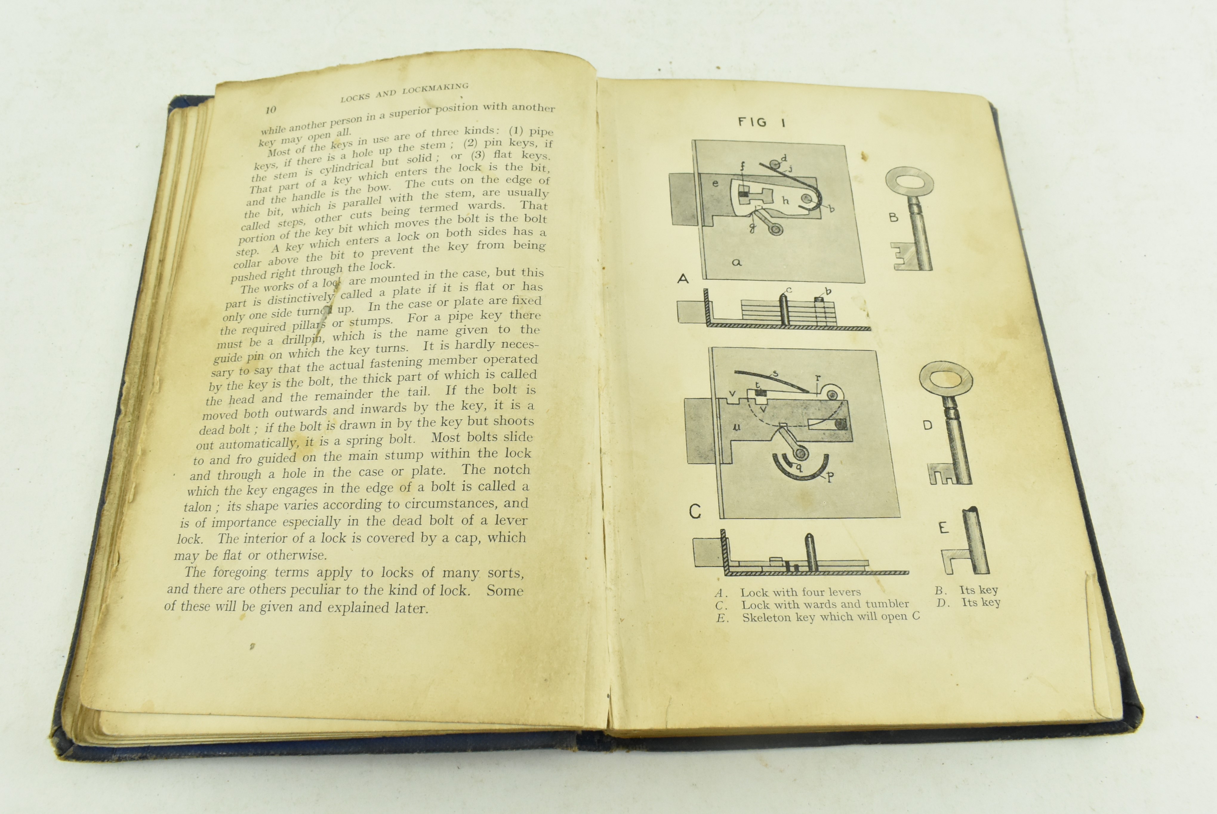 LOCKSMITHING. A COLLECTION OF BOOKS ON LOCKS, BRASS & METAL - Image 6 of 7