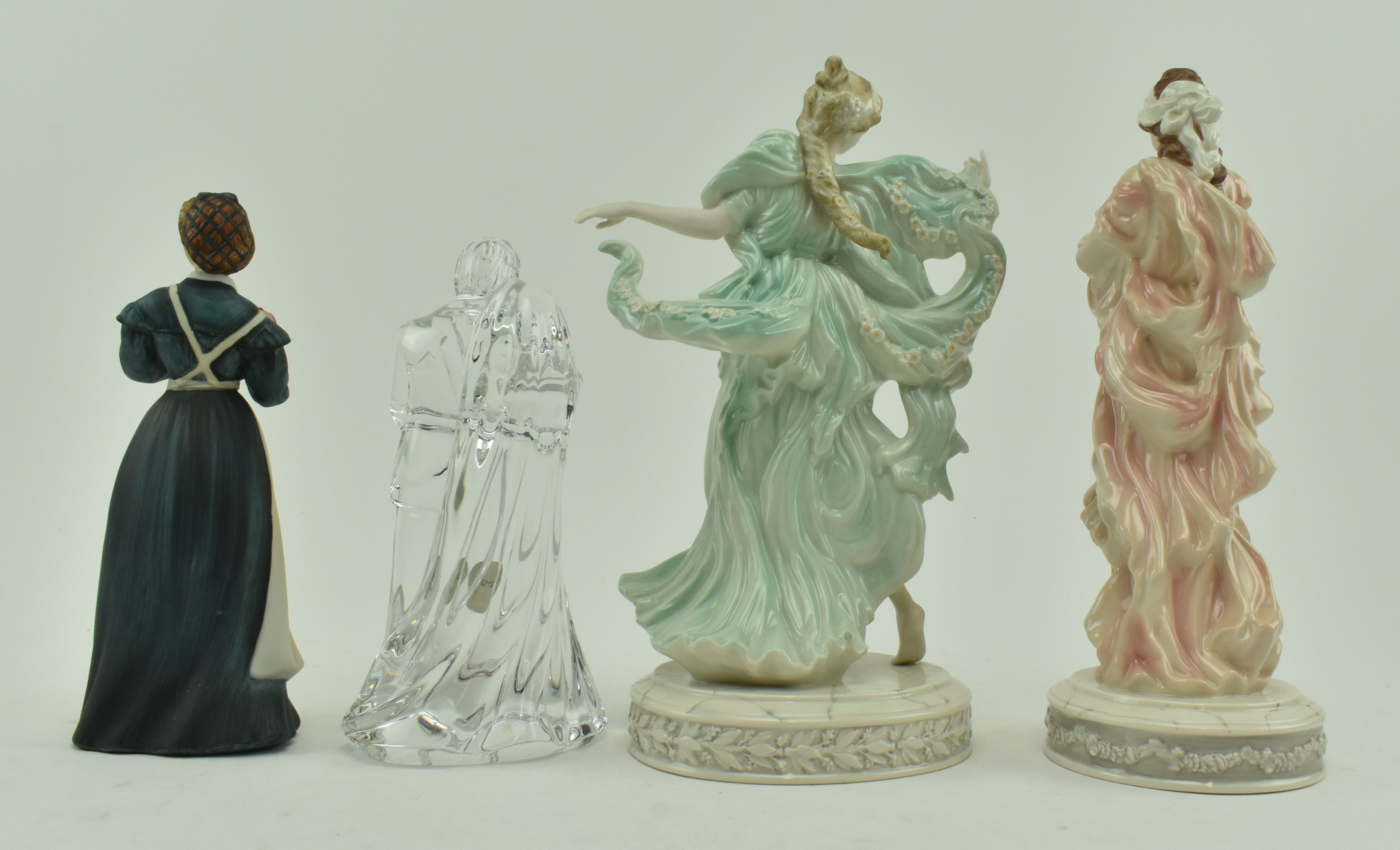 WEDGWOOD, WATERFORD & FRANKLIN PORCELAIN - FOUR FIGURINES - Image 7 of 12