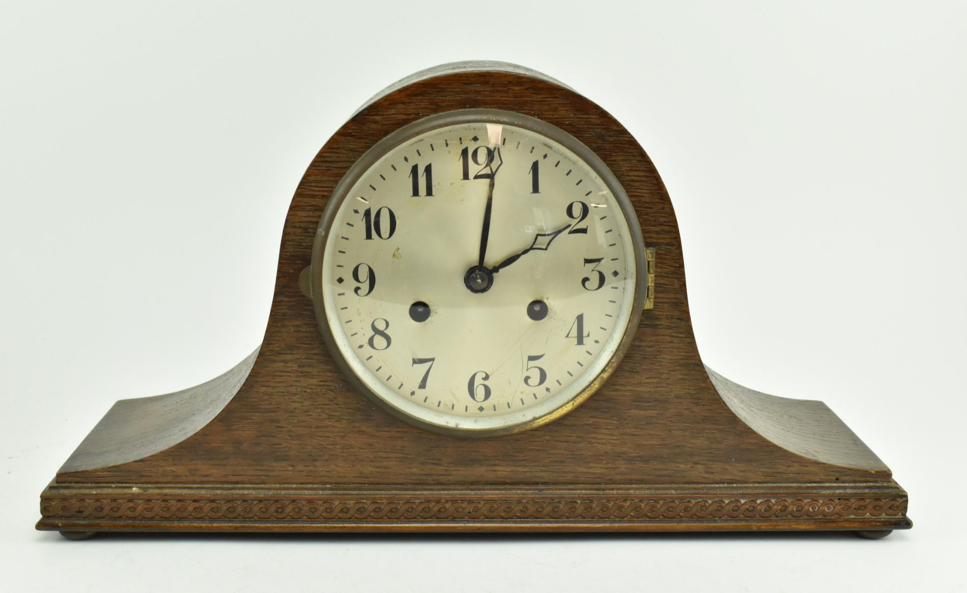 FOUR EARLY 20TH CENTURY OAK CASED MANTLEPIECE CLOCKS - Image 2 of 15