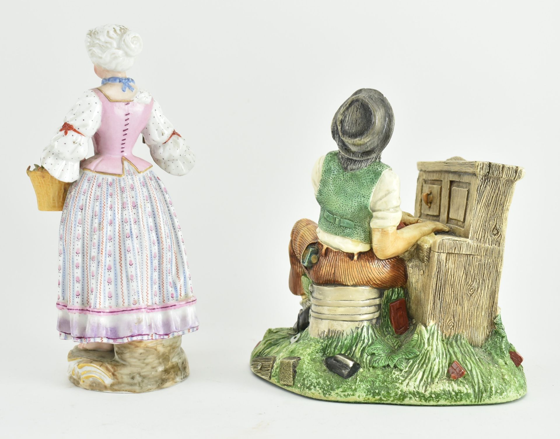 FOUR PORCELAIN FIGURINES - ITALIAN 'BELCONI' & NATURECRAFT - Image 3 of 11