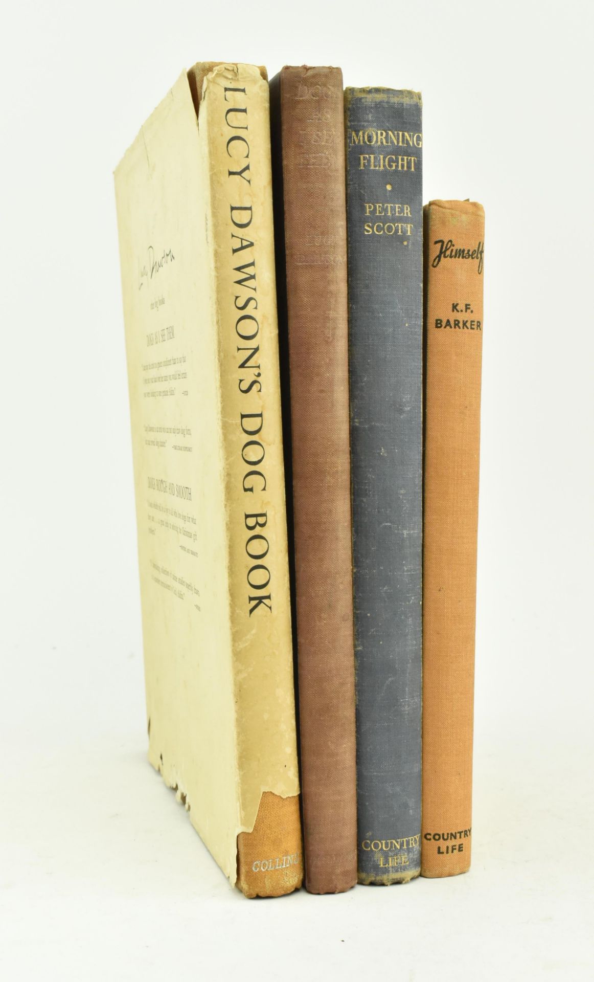 COLLECTION OF FOUR 1930S ANIMAL BOOKS INCL. PETER SCOTT